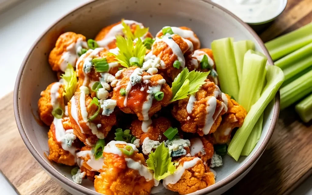 Buffalo Cauliflower Bites