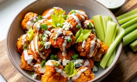 Buffalo Cauliflower Bites