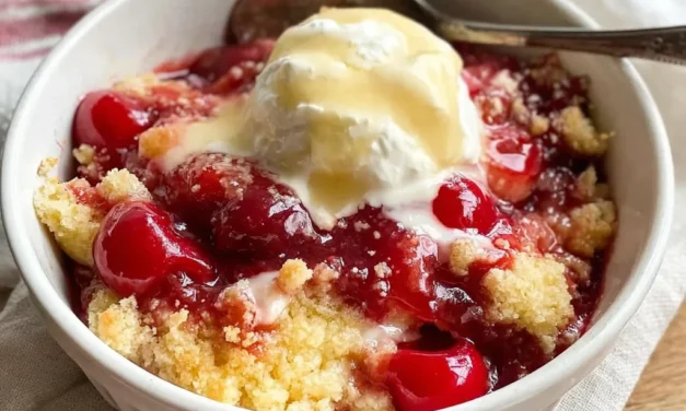 Cherry Cheesecake Dump Cake