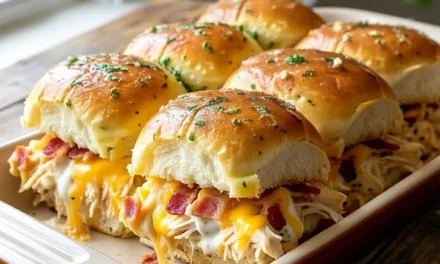 Chicken Bacon Ranch Sliders
