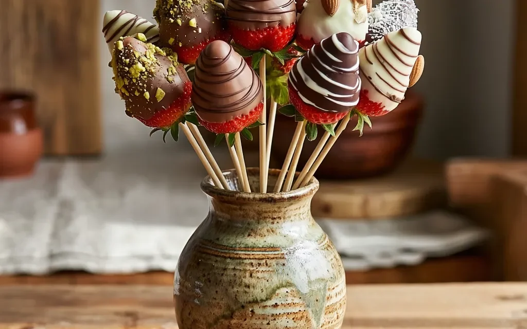 Chocolate Covered Strawberry Bouquet