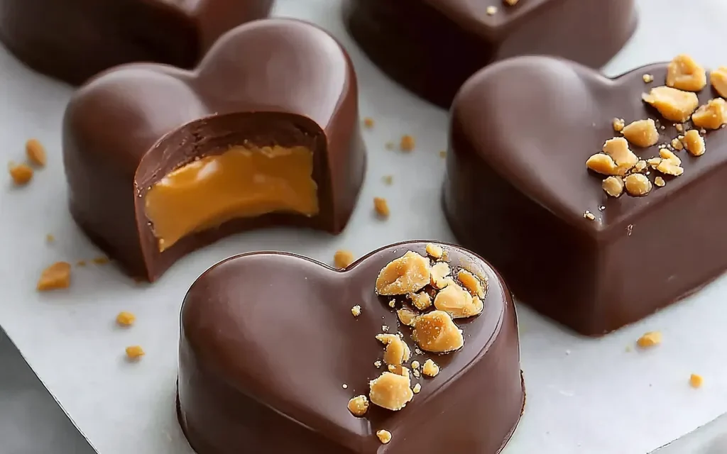 Chocolate Peanut Butter Valentine’s Heart