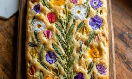 Edible Flower Focaccia