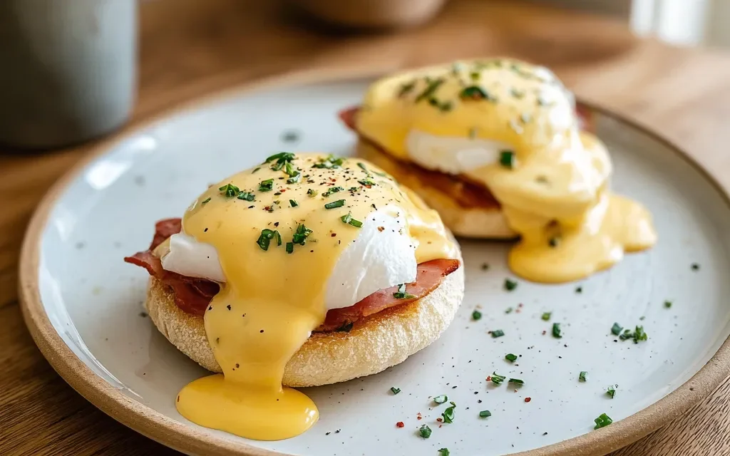 Eggs Benedict with Easy Blender Hollandaise