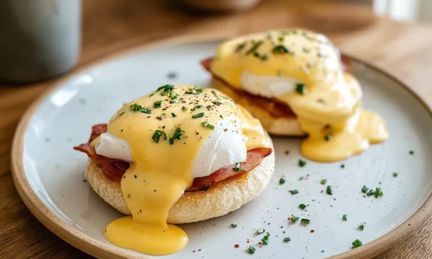 Eggs Benedict with Easy Blender Hollandaise