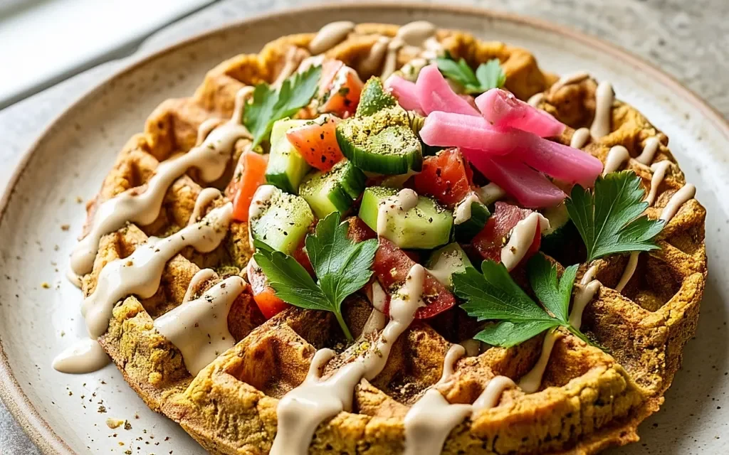Falafel Waffles