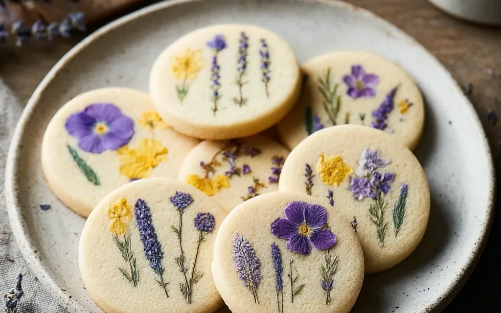 Floral Pressed Sugar Cookies