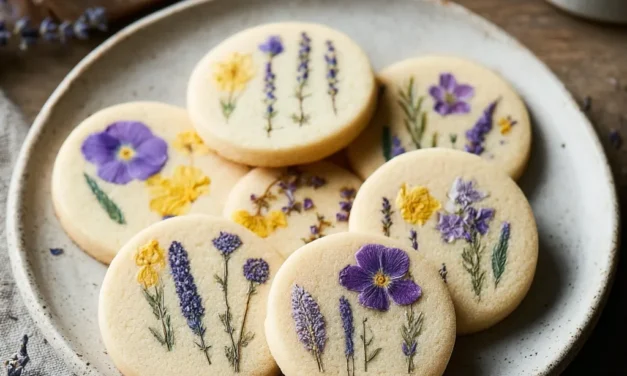 Floral Pressed Sugar Cookies