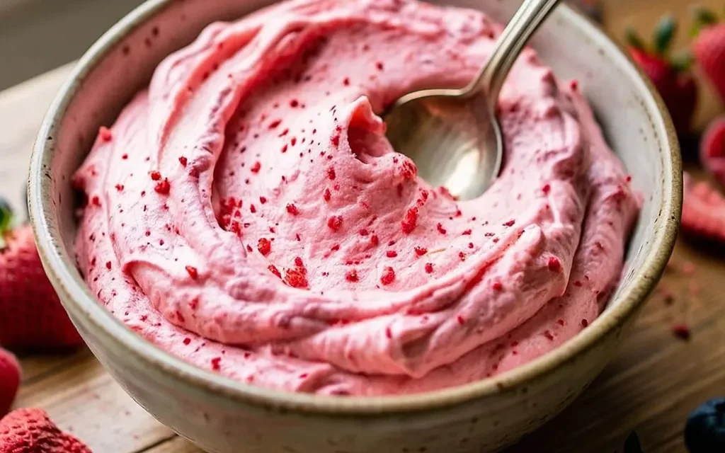 Freeze-Dried Strawberry Buttercream