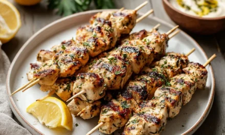 Grilled Lemon-Herb Chicken Skewers