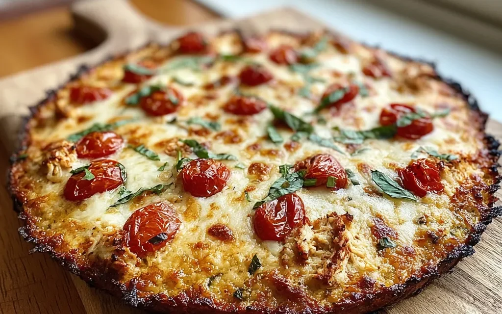 Ground Chicken Pizza Crust