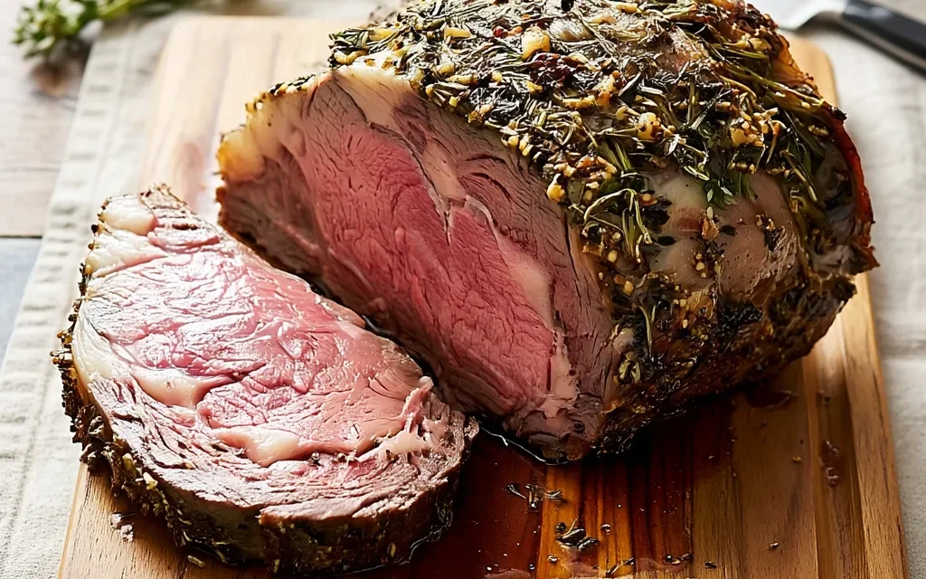 Herb Crusted Prime Rib Roast