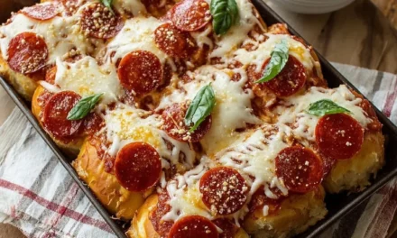 Hot Honey Pepperoni Pizza Sliders