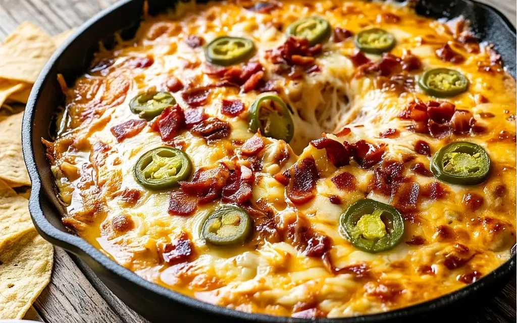 Jalapeño Popper Chicken Dip
