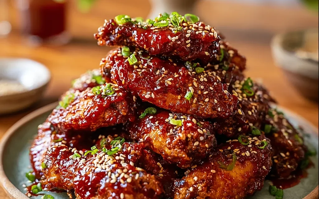 Korean Swicy Gochujang Wings