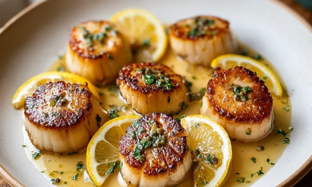 Pan-Seared Scallops with Lemon Butter