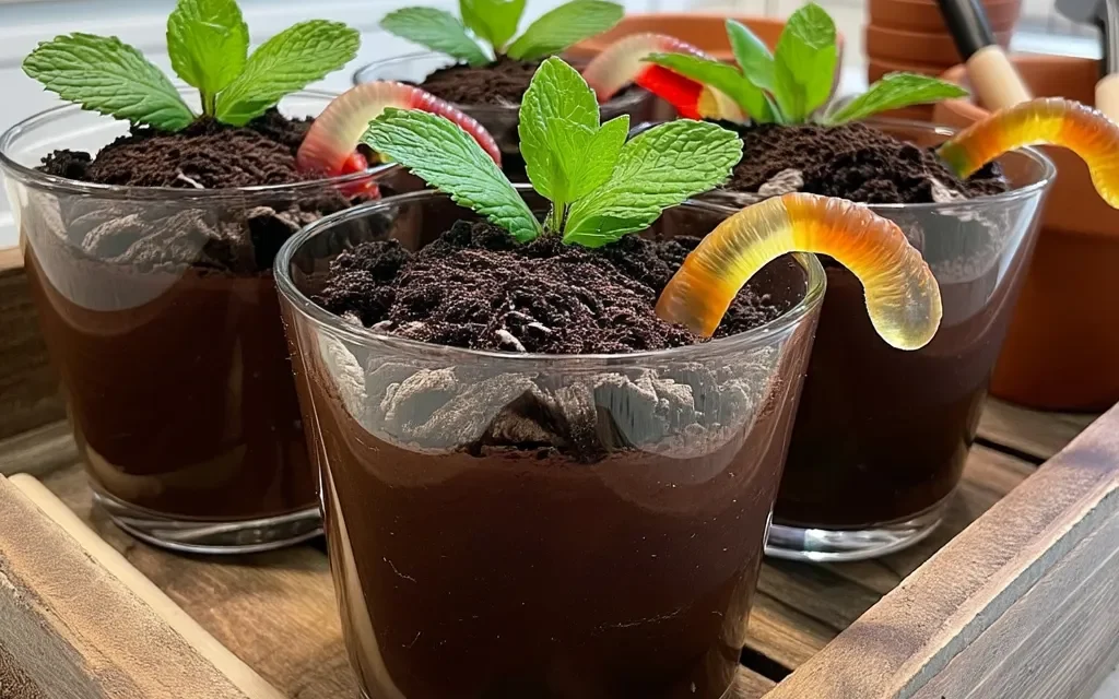 Potting Soil Pudding Cups