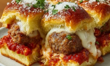 Pull-Apart Meatball Parm Sliders