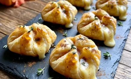 Pumpkin Spice Hot Honey Brie Bites