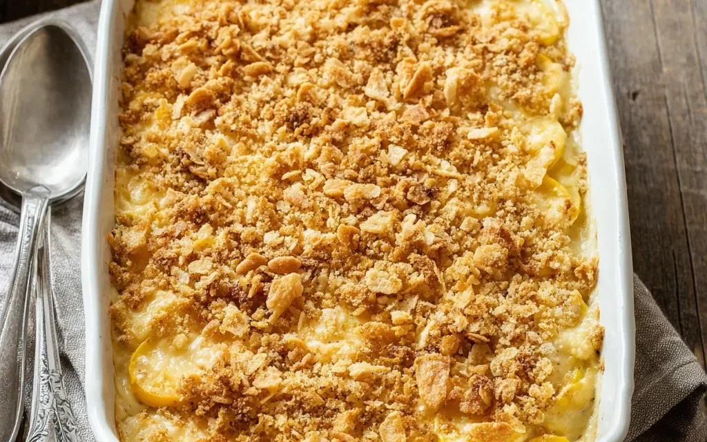 Ritz Cracker Squash Casserole
