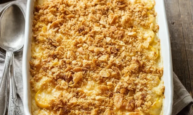 Ritz Cracker Squash Casserole
