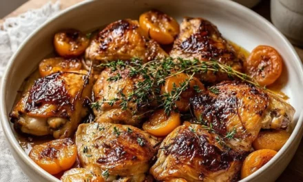 Roasted Apricot Chicken Dinner