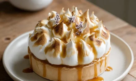 Salted Caramel Swiss Meringue