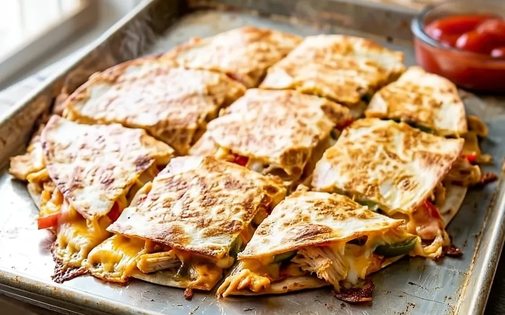 Sheet Pan Quesadillas for a Crowd