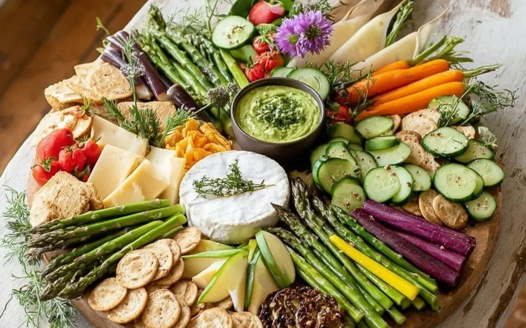 Spring Garden Charcuterie Board