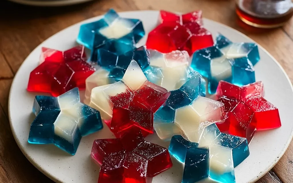 Stained Glass Jello Stars