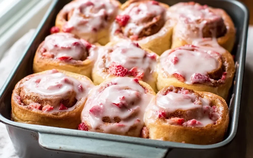 Strawberry Cinnamon Rolls