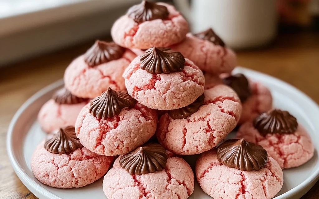 Strawberry Kiss Cookies