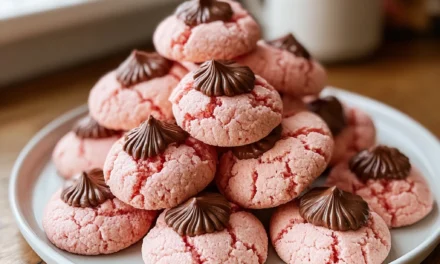 Strawberry Kiss Cookies