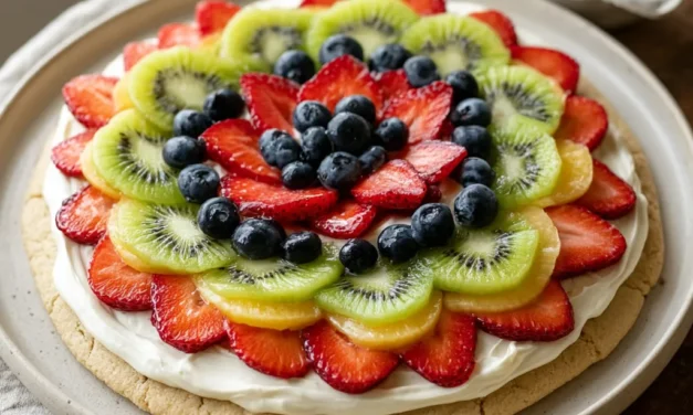 Sugar Cookie Fruit Pizza
