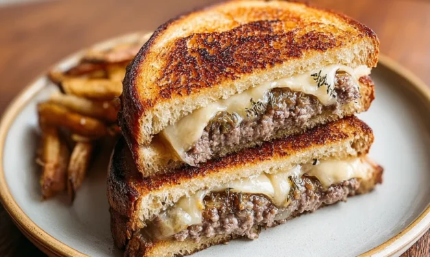 Tallow-Fried Sourdough Patty Melt