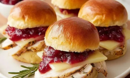 Turkey Cranberry Brie Sliders