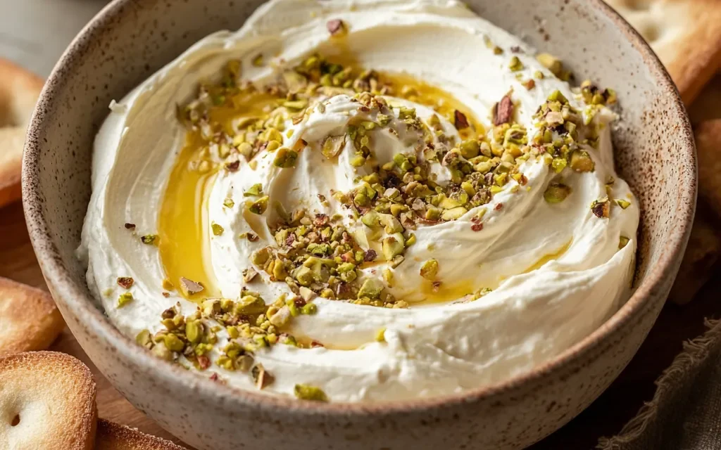 Whipped Feta with Honey and Pistachios