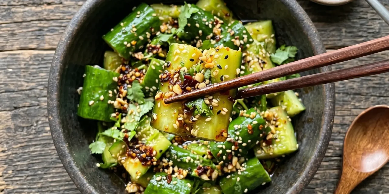 Asian Smashed Cucumber Salad