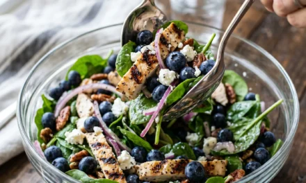 Blueberry Summer Salad with Chicken