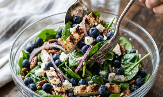 Blueberry Summer Salad with Chicken