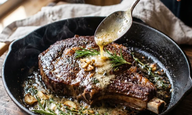 Butter-Basted Garlic Herb Skillet Steak