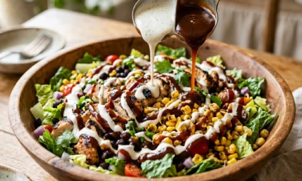 Creamy BBQ Chicken Salad: A Quick and Tasty Feast