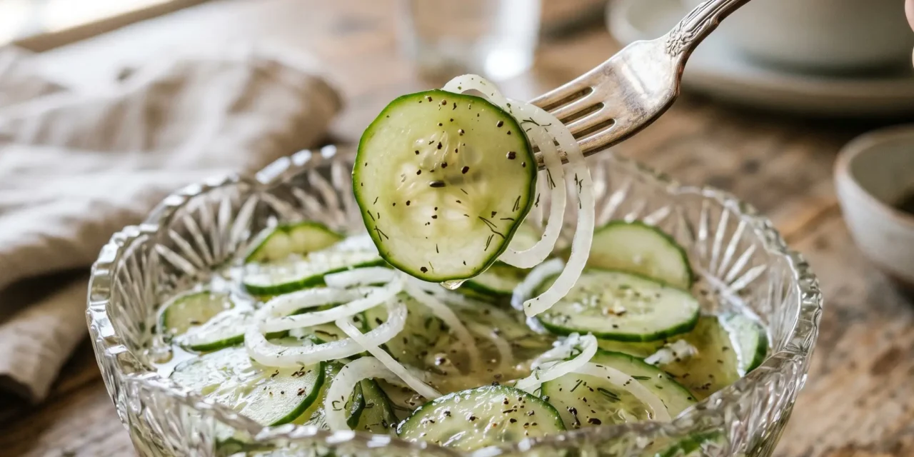 Cucumber Dill Salad (Gurkensalat) – A Refreshing Summer Side Dish