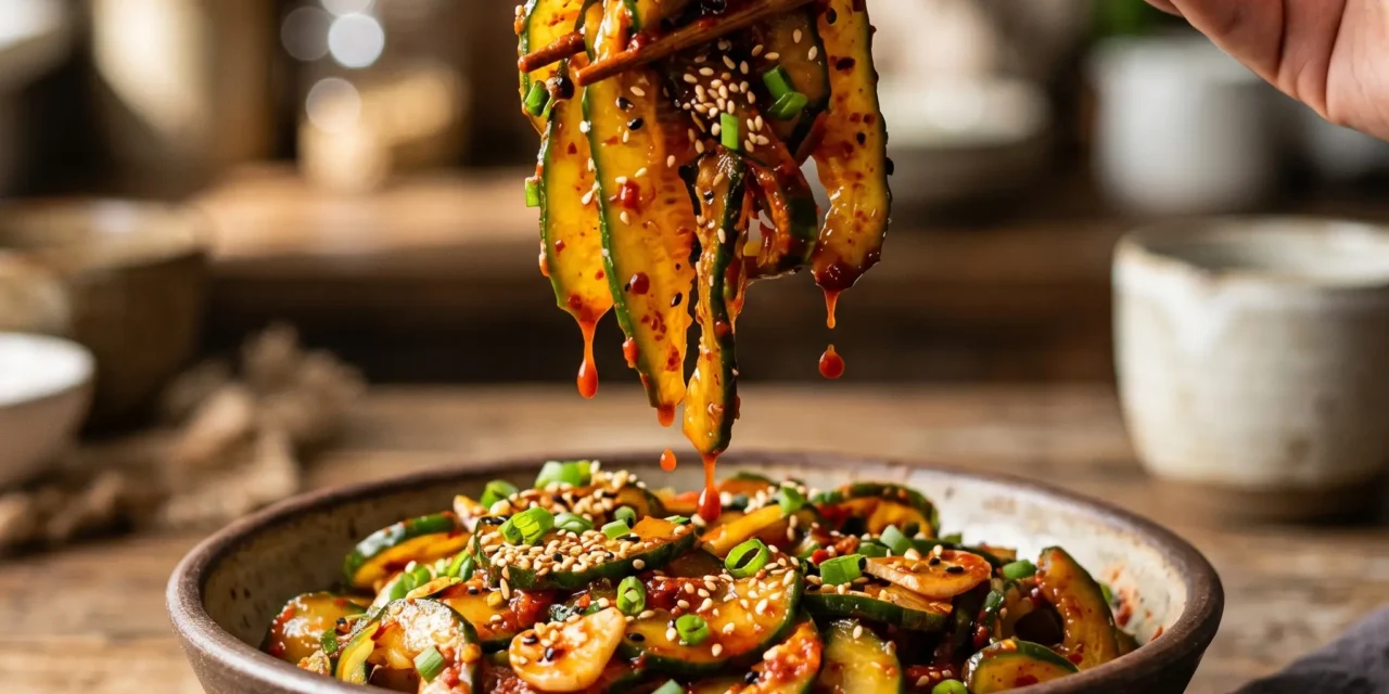 Cucumber Kimchi Salad: A Refreshing and Tangy Delight