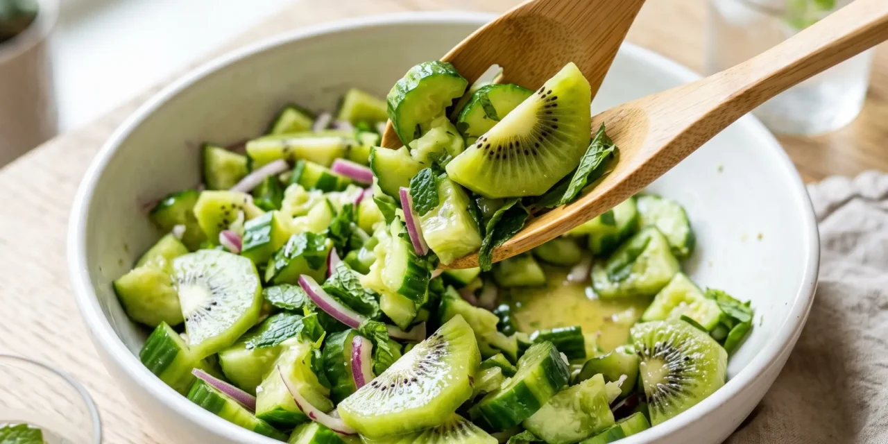 Cucumber and Kiwi Smashed Salad: A Refreshing Delight for Any Occasion