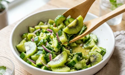 Cucumber and Kiwi Smashed Salad: A Refreshing Delight for Any Occasion