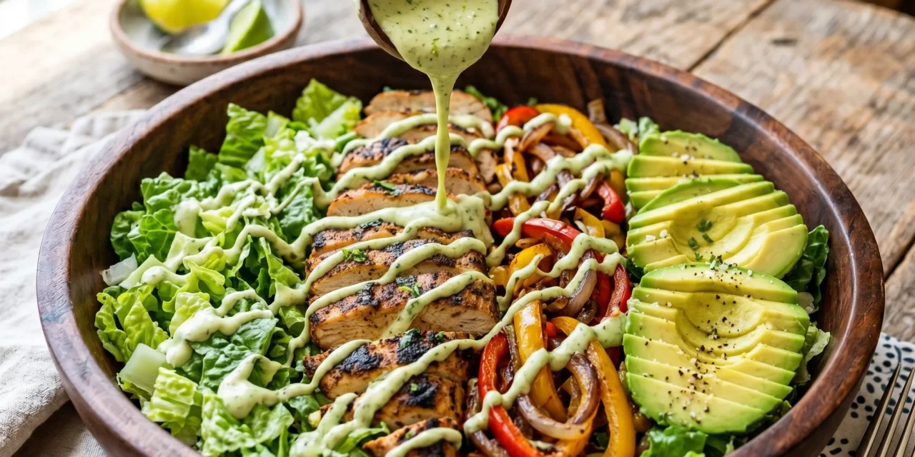 Grilled Chicken Fajita Salad