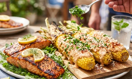 Grilled Salmon & Elote Corn: Your New Summertime Favorite