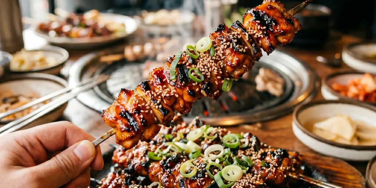 Korean BBQ Chicken Skewers – Your New Grilling Obsession