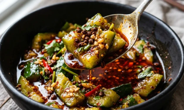 Spicy Cucumber with Sichuan Peppercorns: A Refreshing and Zesty Treat